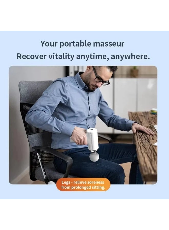 برو واحد جهاز تدليك ProOne MG-203 المحمول والقوي بتقنية الطرق، مناسب للرياضيين، جهاز تدليك كهربائي للظهر، جهاز تدليك يدوي للجسم - Image 4